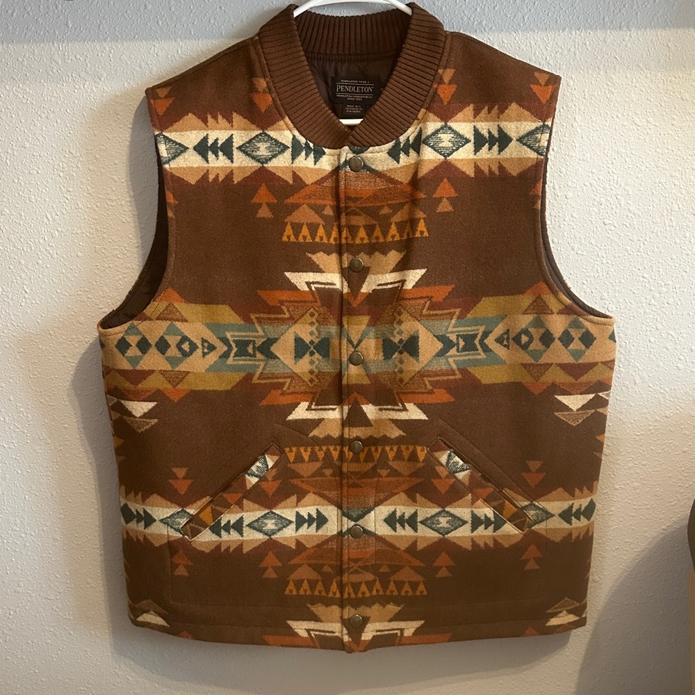 Pendleton Multicolor Wool Vest